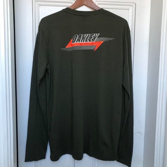 NWT OAKLEY Long Sleeve Men's Green Large Shirt - Picture 4 of 5